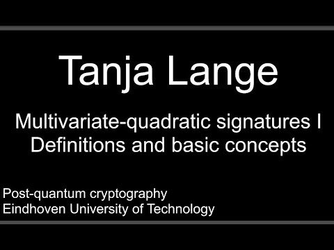 Multivariate Quadratic Signatures I: Definitions and Basic Concepts