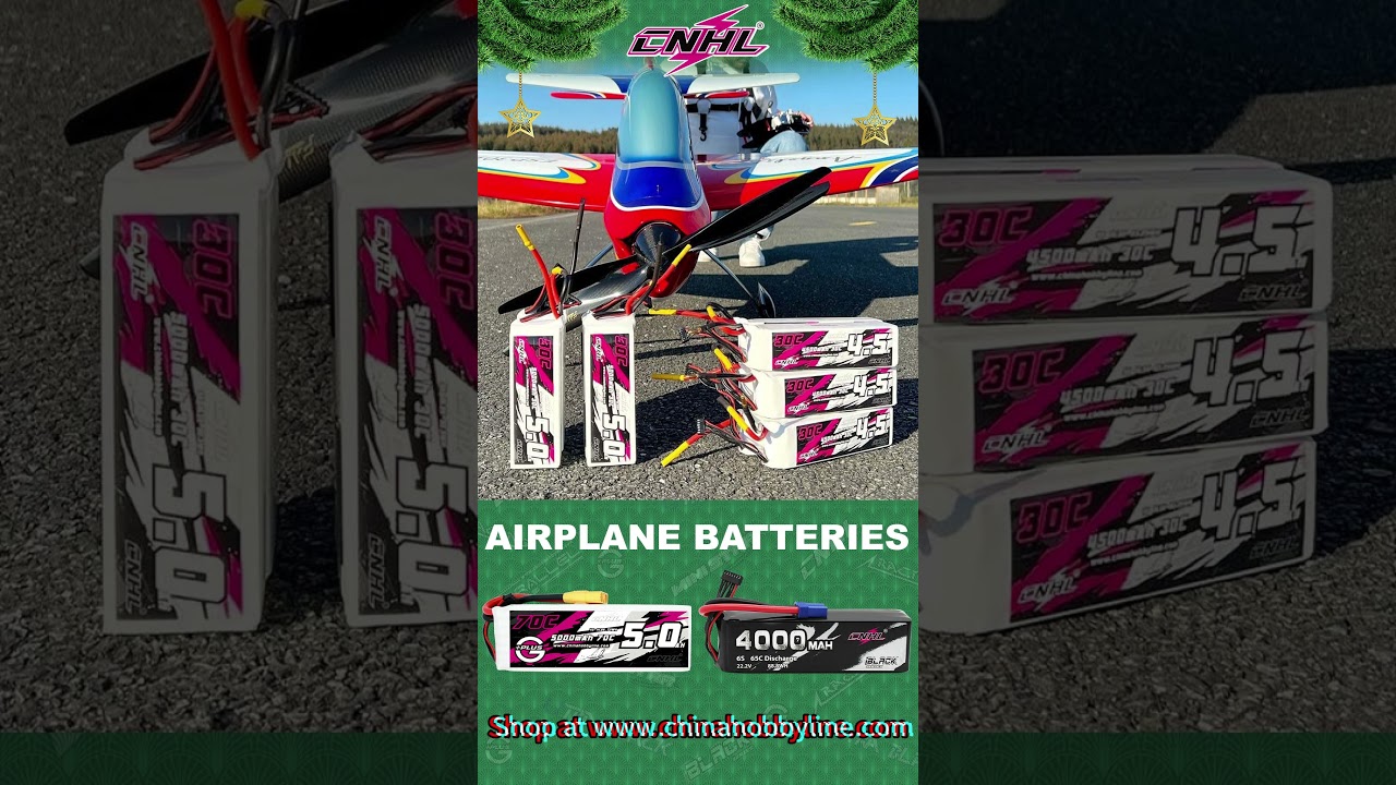 🎄 Christmas Sale: Up to 65% Off on CNHL RC LiPo Batteries!