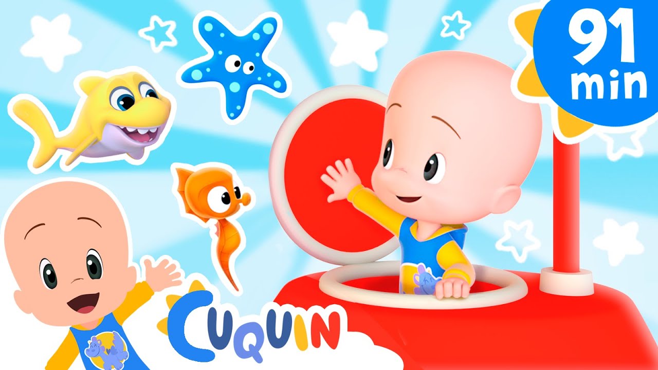 El submarino de Cuquín girando va 🦞 y más canciones infantiles para bebés con Cleo y Cuquín