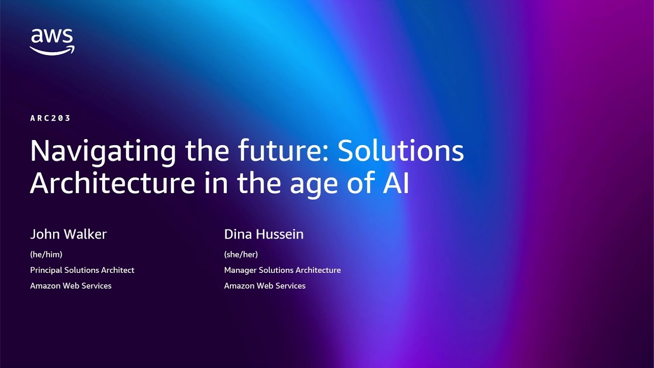 AWS re:Invent 2025: AI-Driven Solutions Architecture 🚀