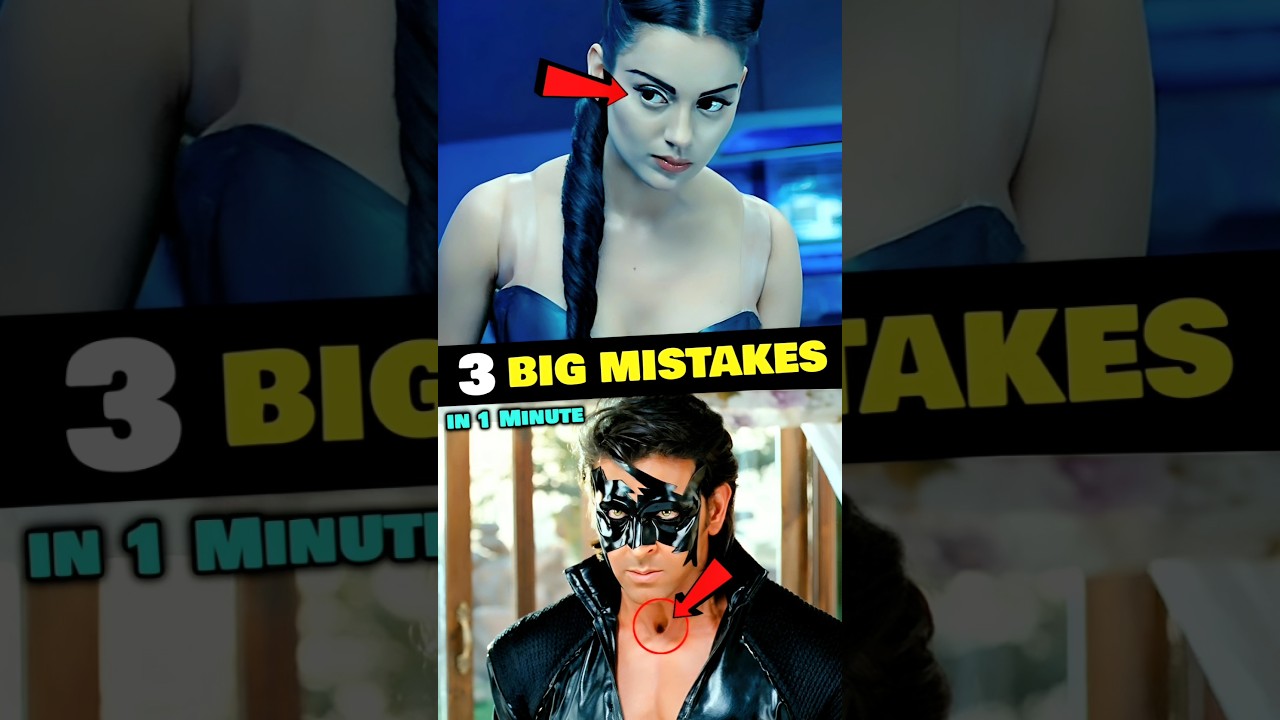3 Major Mistakes in KRRISH 3! #shorts