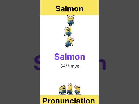 English Words Pronunciation | "English Word Salmon"
