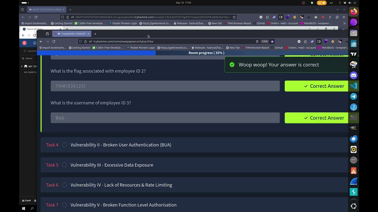 OWASP API Security Top 10 - TryHackMe Guide 🔐