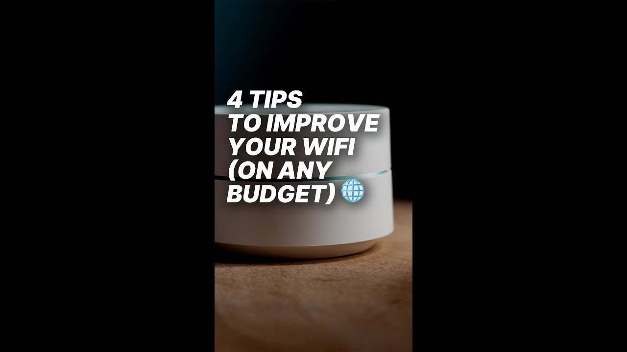 Boost Your WiFi Speed with 4 Easy Tips π