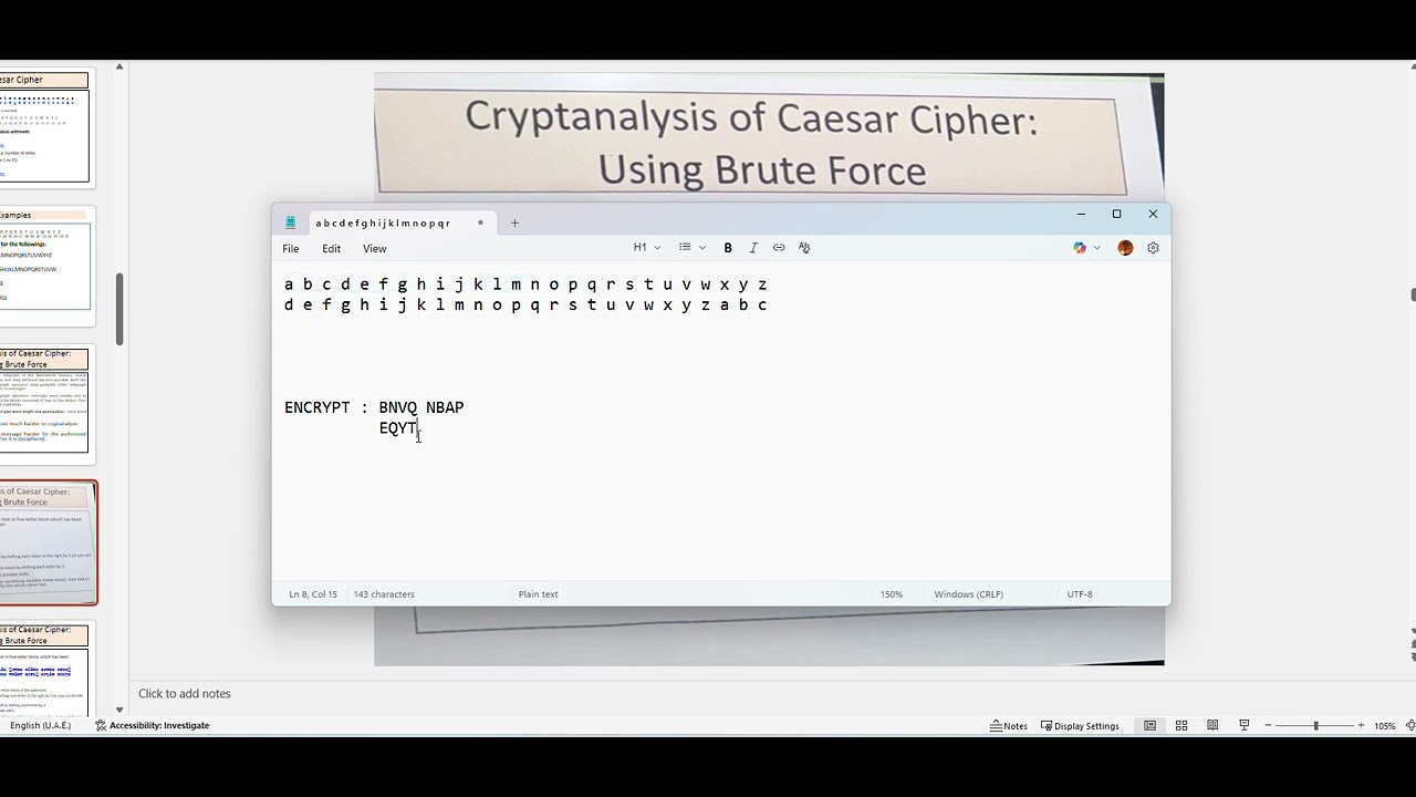 Crack the Caesar Cipher: Brute Force Cryptanalysis Explained 🔍