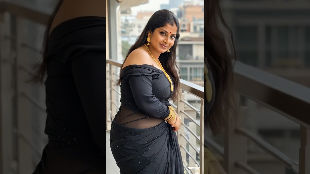 Stylish Partywear Saree in 60 Seconds β¨