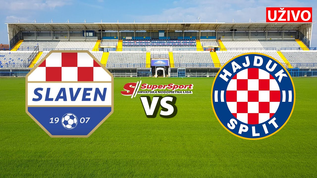 Slaven Belupo vs Hajduk Uživo ⚽ SuperSport HNL 2025/2026 | Ekskluzivni Prijenos