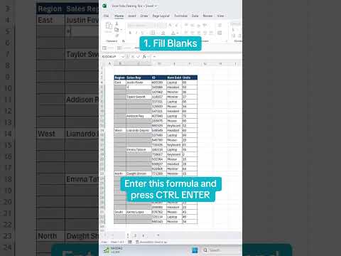 Top data cleaning hacks that will blow your mind. 🤯 Who knew all three?! #excel #tutorial