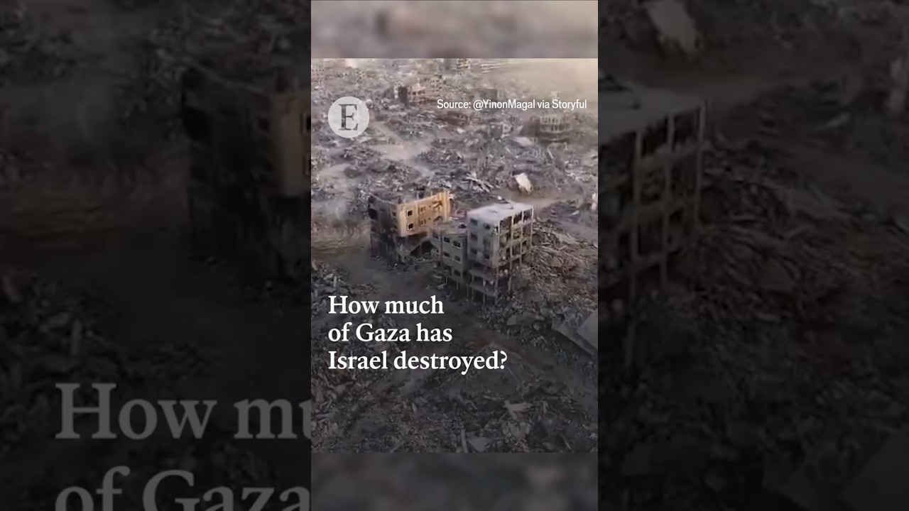Extent of Gaza Destruction by Israel 🚧