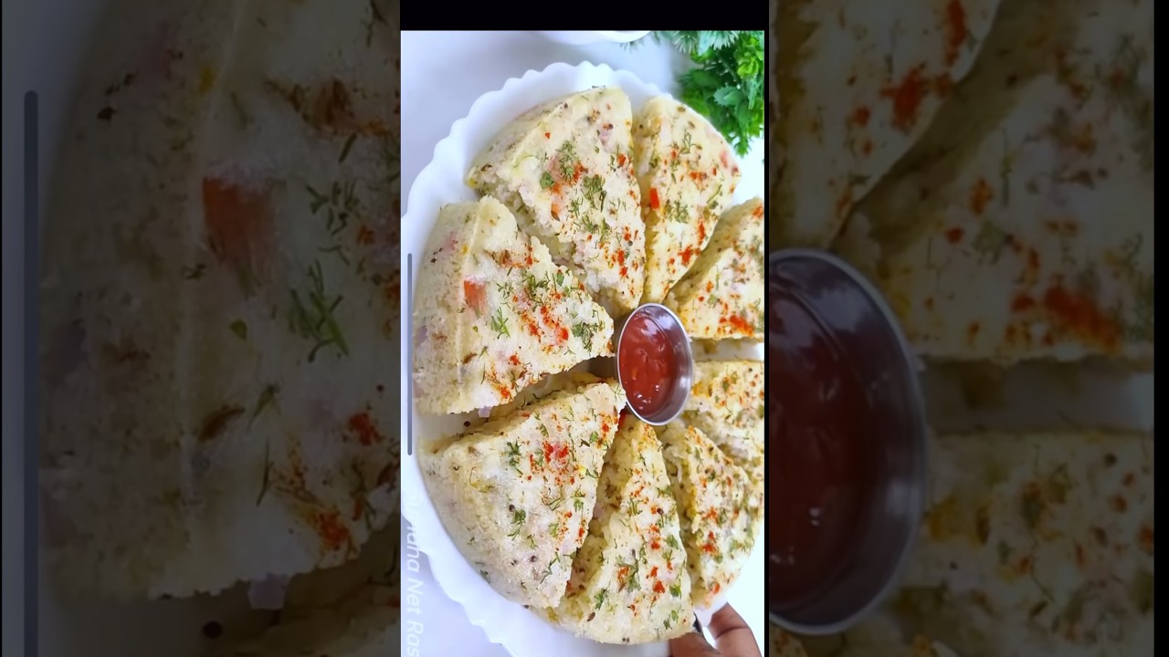 1 सूजी का आसान नाश्ता: आलू के साथ 🥄