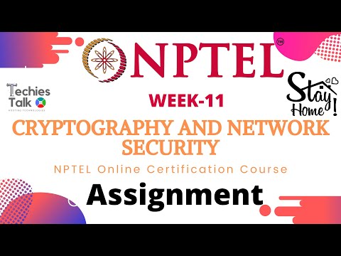 NPTEL Cryptography And Network Security || Week-11 Quiz Assignment || Online Certification ||Courses