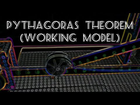 #project work #pythagoras theorem(working model)