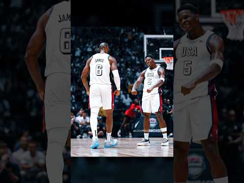 LeBron carrying Team USA 👑🇺🇸 #shorts