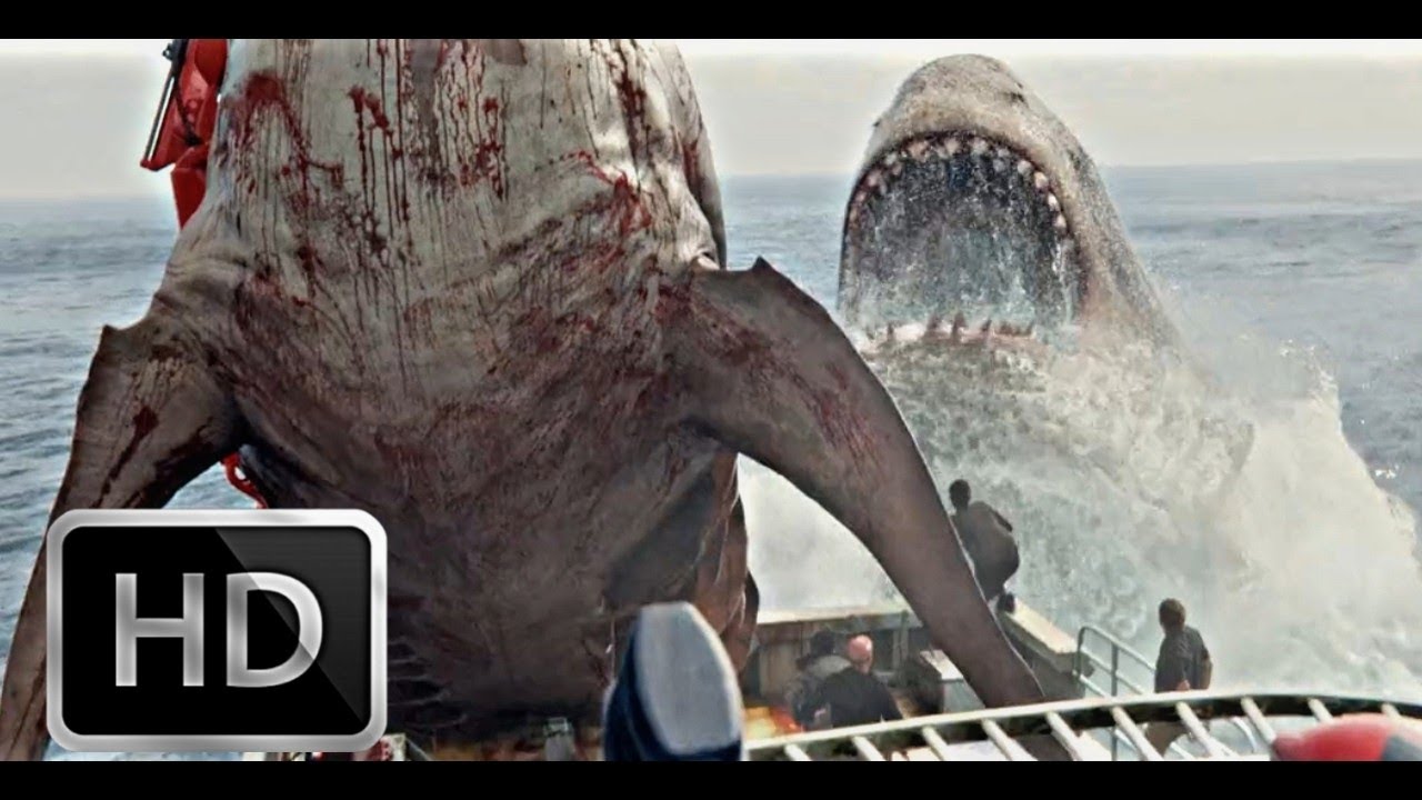 The Meg - Scene Featuring the Second Megalodon Shark (2018)