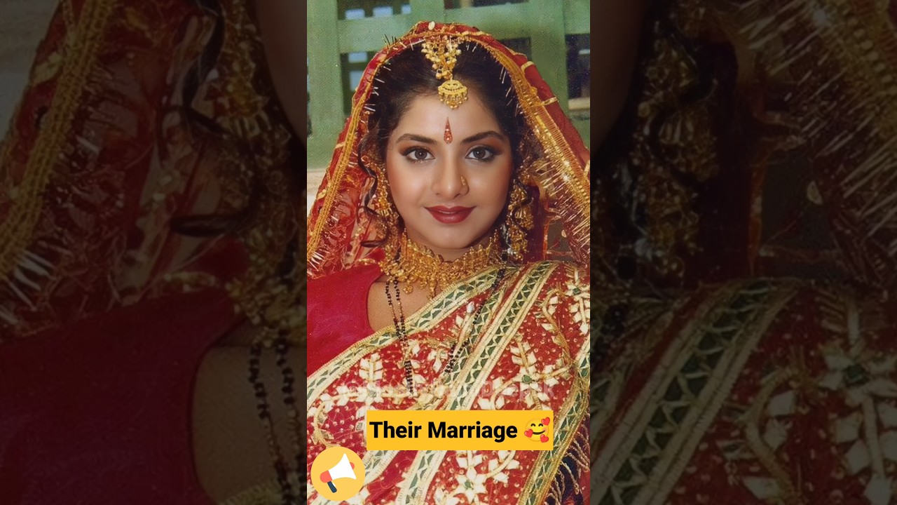 Divya Bharti's Beautiful Wedding Secret Revealed 💍