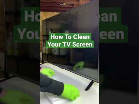 How To Clean Your TV Screen #shorts #cleaning