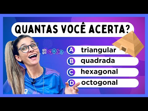 💢 Incrível QUIZ para treinar MATEMÁTICA BÁSICA. Geometria Plana