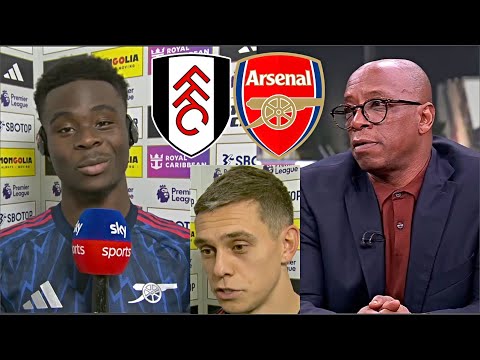 Fulham vs Arsenal 0-1 Ian Wright Reaction, Saka Interview & Post Match Analysis