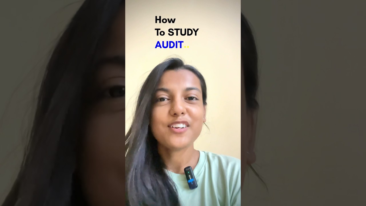 Day 4 My Day 4 Audit Study Strategy for Top Ranks 📊