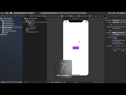 Create Custom UIButton with Corner Radius in Swift