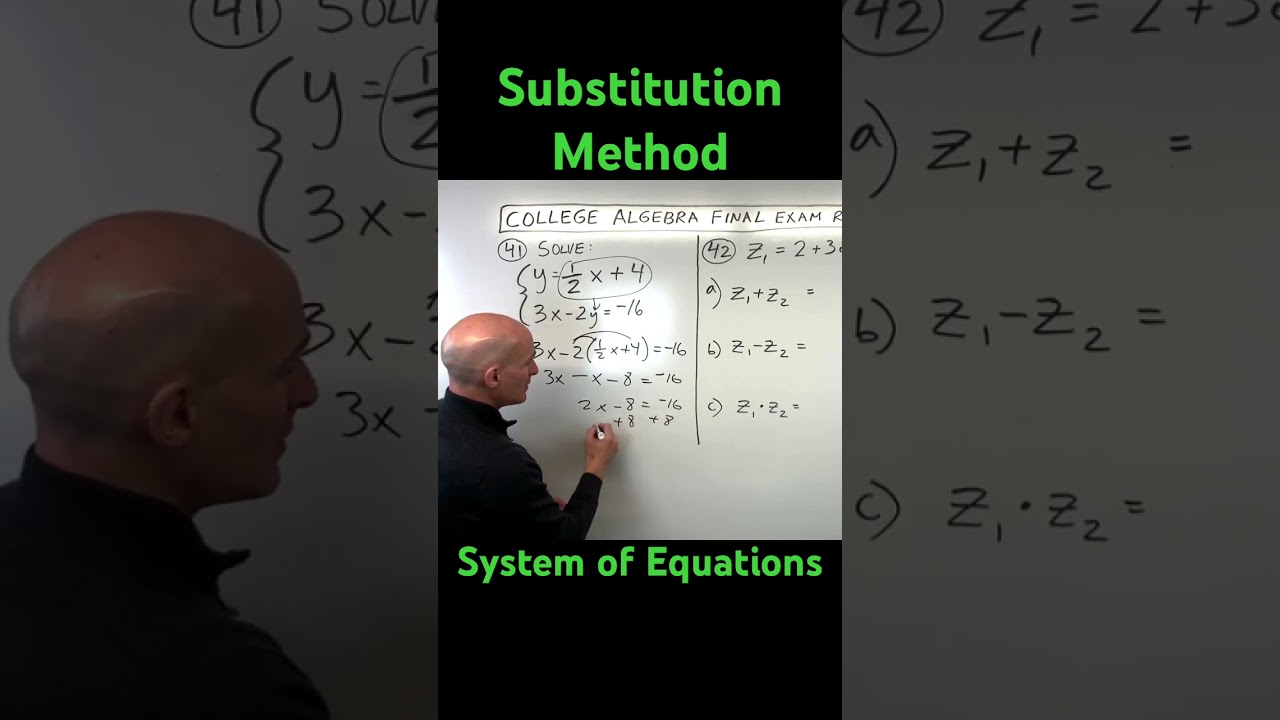 Master Solving Systems of Equations with the Substitution Method ✨