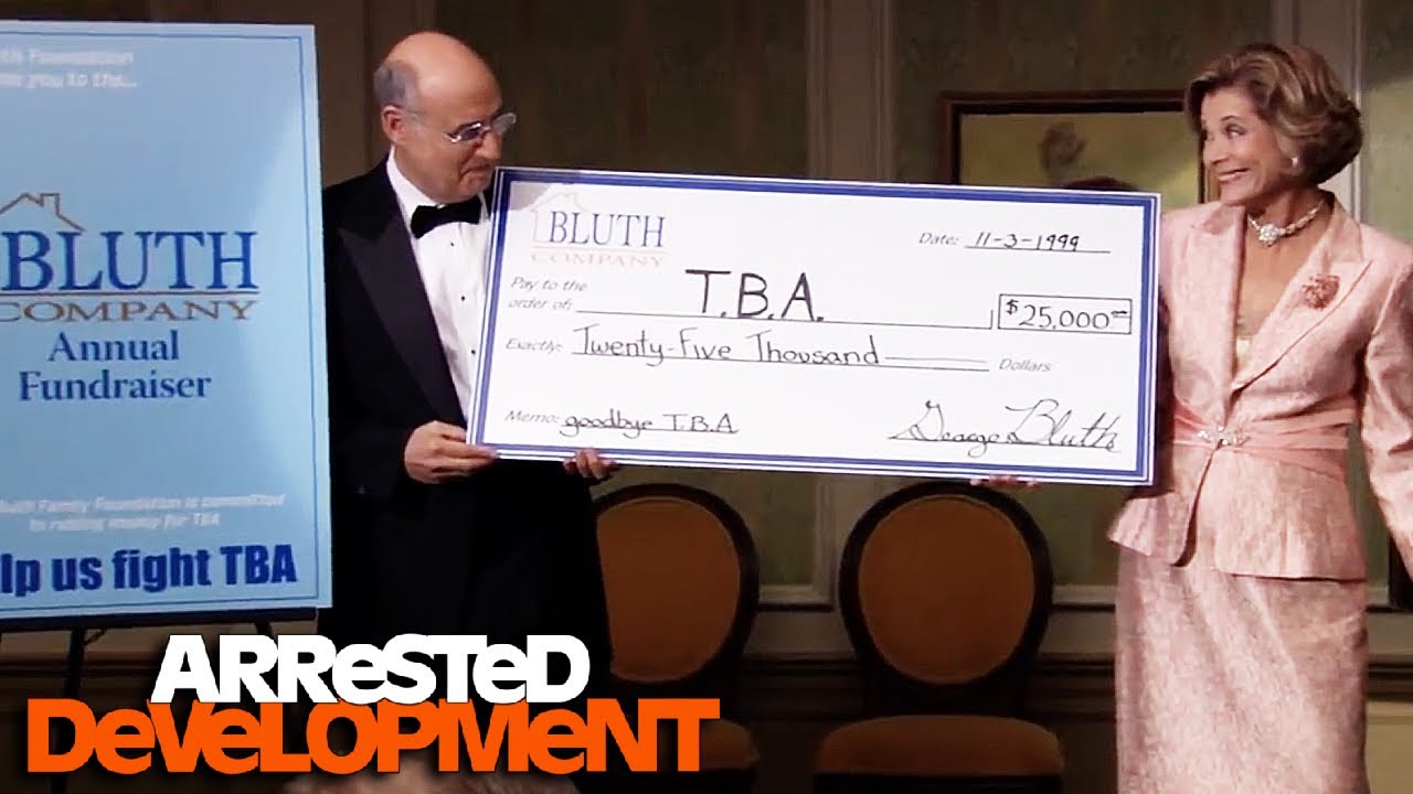Bluths' TBA Fundraiser & Michael’s Worries 🏛️