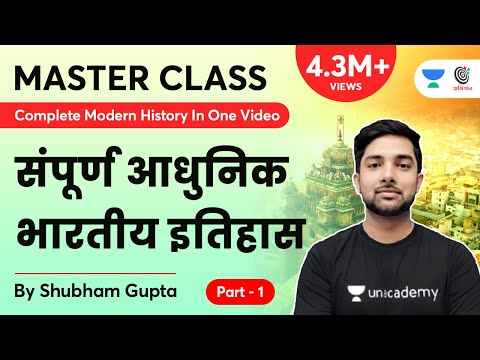 Complete Modern History In One Video | संपूर्ण आधुनिक भारतीय इतिहास एक वीडियो में