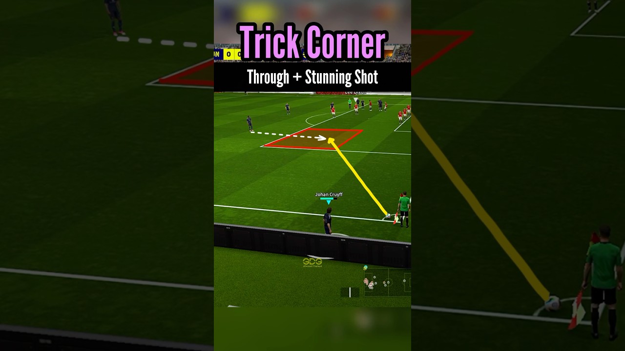 Efootball Tips: Corner Kick & Through Pass + Stunning Shot ⚽