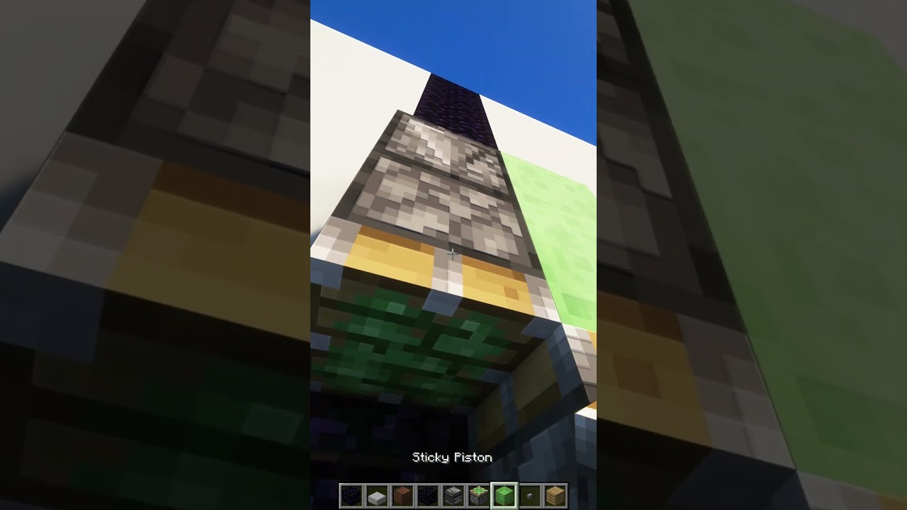 Minecraft Working Elevator😱 #shorts