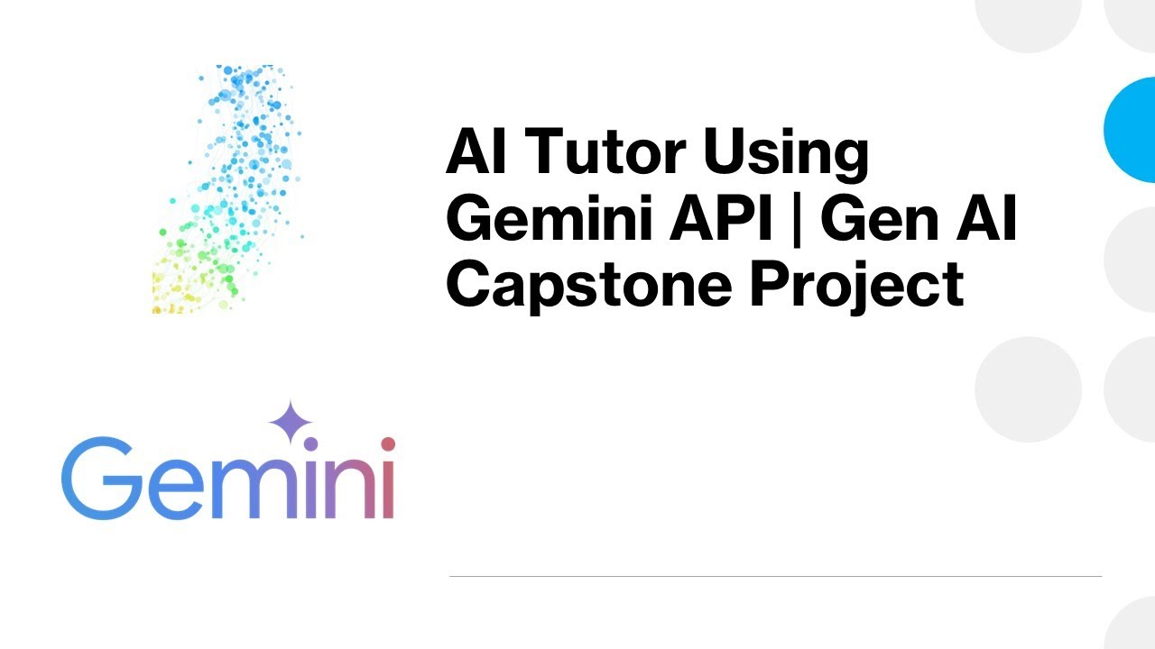 Build an AI Tutor with Google Gemini API | Gen AI Capstone Project 🚀
