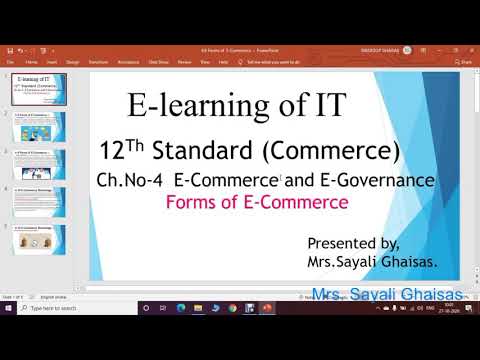 Forms of E-commerce,EDI#12th Com/Sci