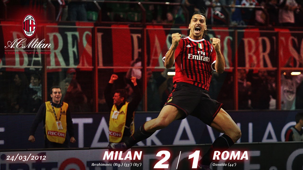 Milan-Roma 2-1 Highlights | 2011-2012 Serie A ⚽