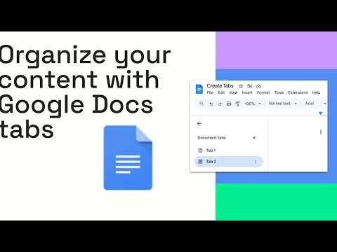 Google Docs Tabs   Organize Your Content