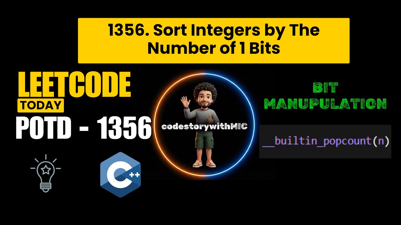 LeetCode 1356: Sort by Number of 1 Bits 🧮