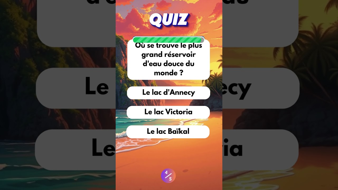 Quiz de Culture Générale 🇫🇷