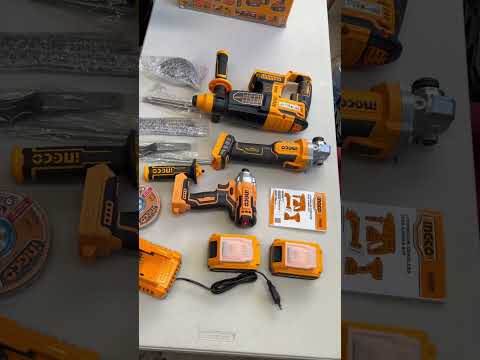 INGCO 3pc Combo Kit Unboxing #tools #powertools #diy #wood #woodworking #ingco #cordless #trending