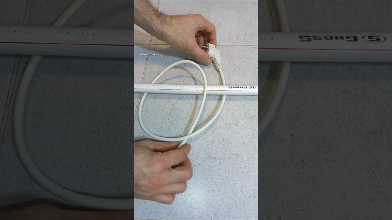 Every Master Should Know This Power Cable Trick That Will Blow Your Mind #electrician #tricks #hacks