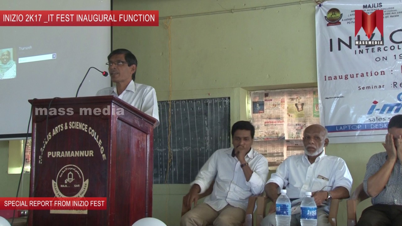 Start of 2K17 at Majlis Arts & Science College