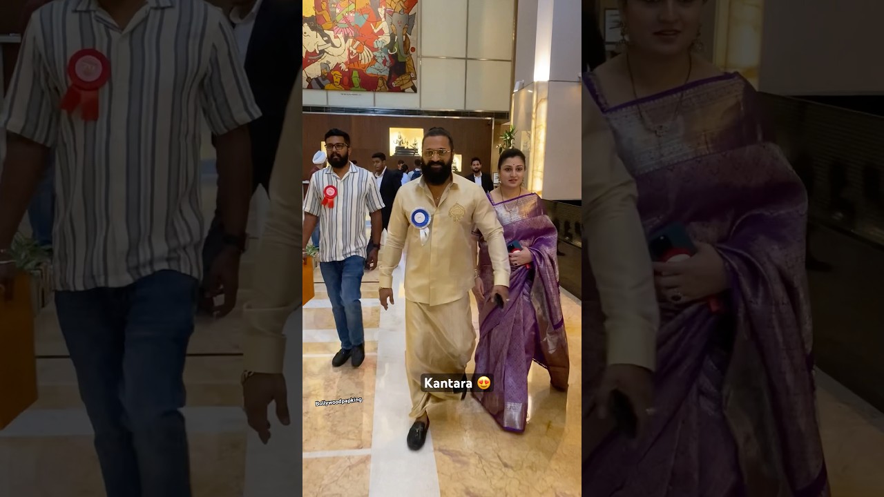 Rishab Shetty and Wife Spotted in Delhi 🎥