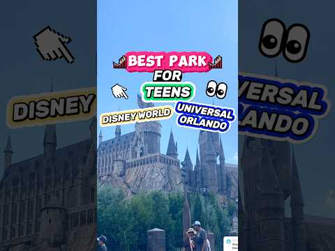 BEST Theme Park for Teens?! 😮🎢 (Disney World vs. Universal Orlando)