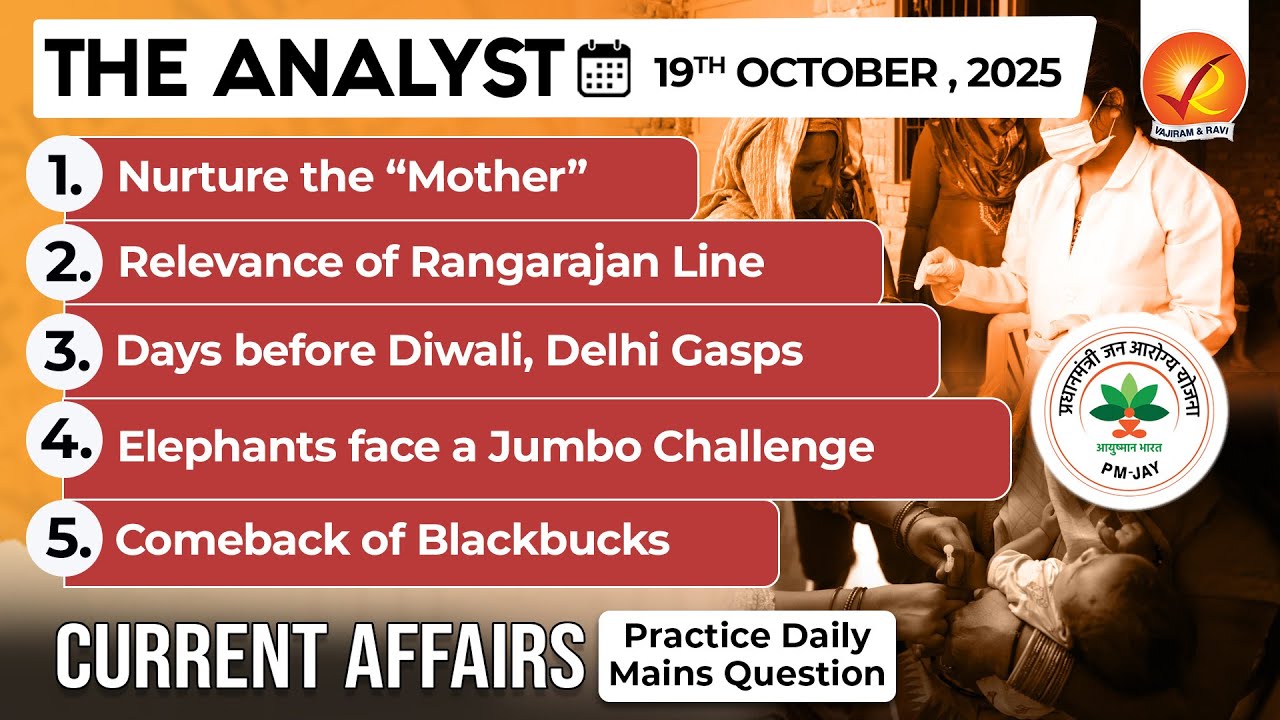 Latest Current Affairs 19 Oct 2025 | UPSC Daily Updates & In-Depth Analysis 📰