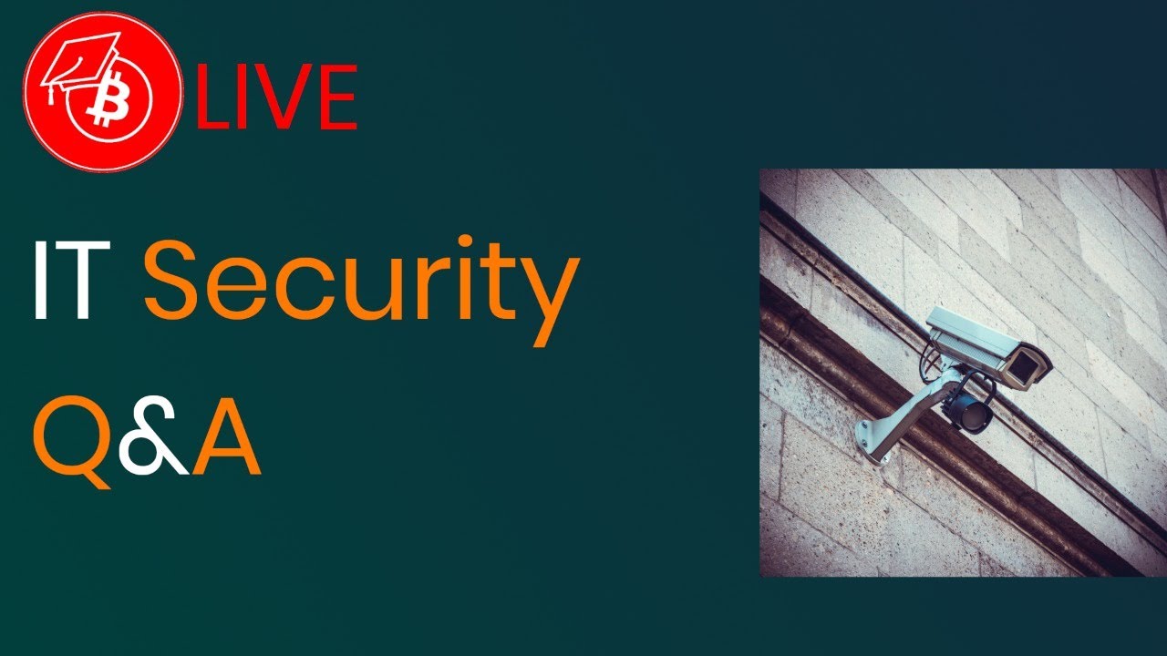 IT Security Q&A Livestream 🔒