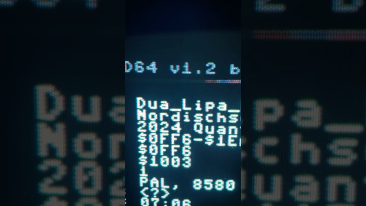 8-Bit Dua Lipa: Hit Reimagined on Commodore 64 🎶