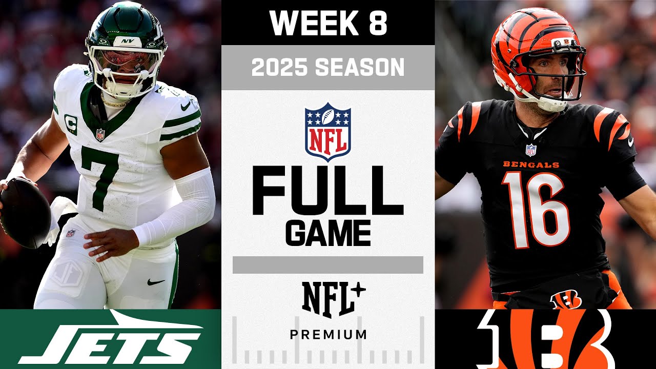 NY Jets vs. Bengals Full Game Replay | NFL Week 8 2025 Season 🏈