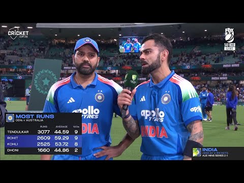 'We want to say thank you': Virat, Rohit say goodbye