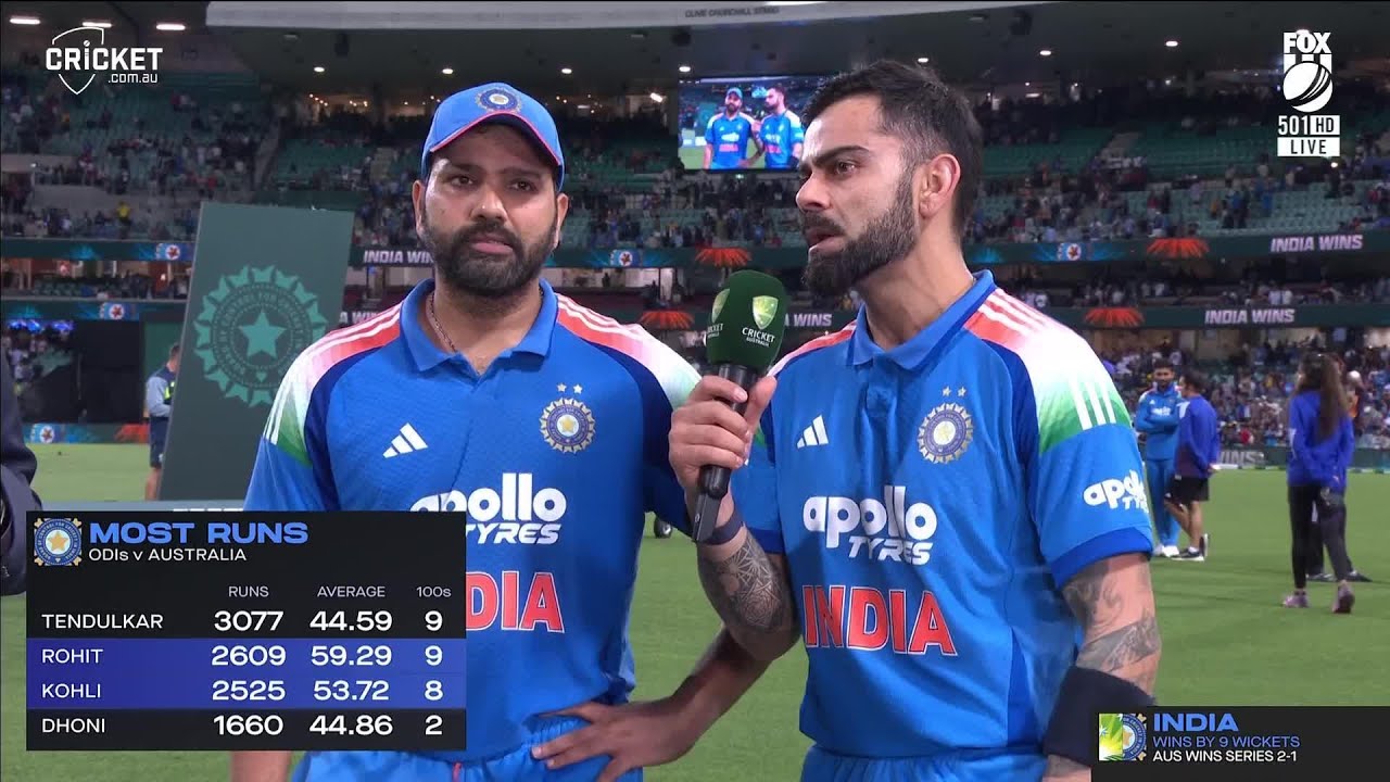 Virat Kohli & Rohit Sharma's Unbeatable Partnership: A Heartfelt Farewell ๐ฎ๐ณ