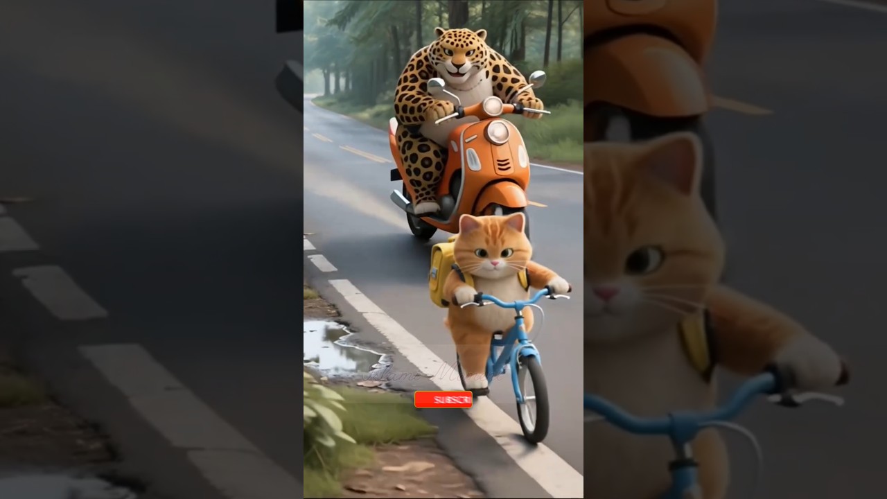 Cute 2025 Cat & Bird Animation with Islamic & Arabic Elements 🐱🕊️