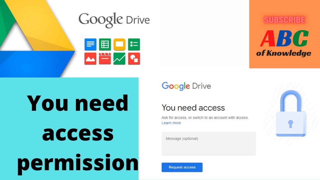 How to Request & Grant Access to Google Drive Files & Folders 🔓