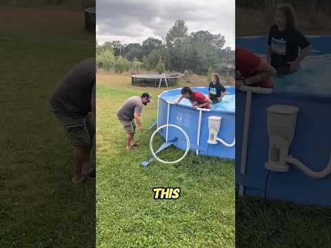 A cool way to say goodbye to your swimming pool #shorts