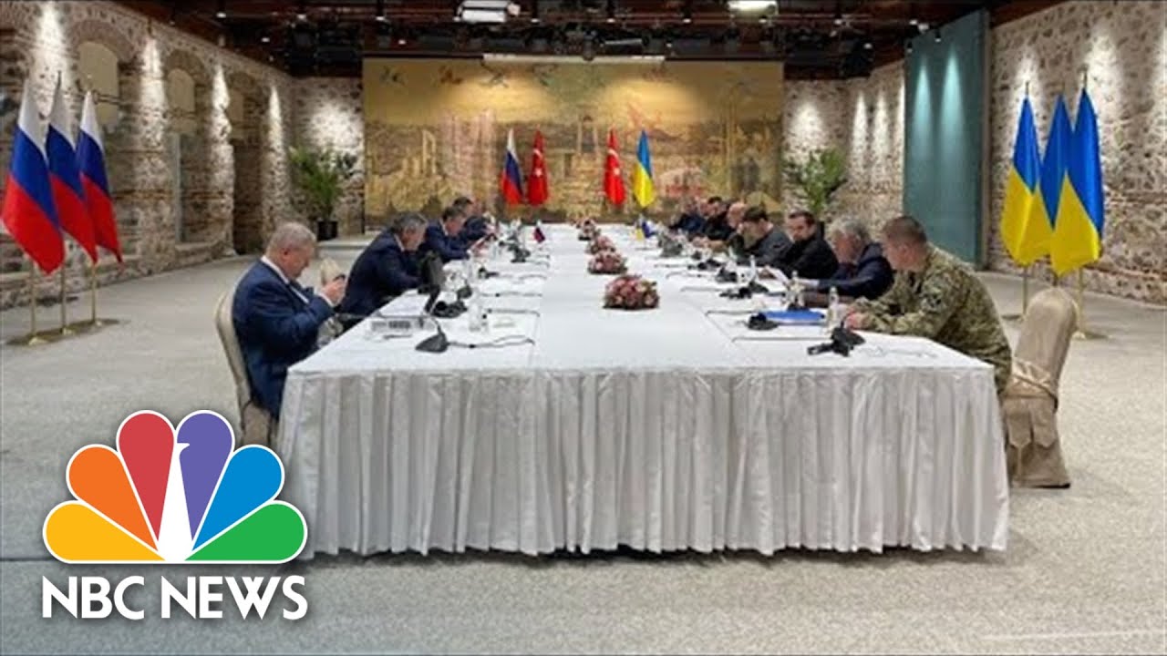Ukrainian Peace Talks Appear To Make Progress In Istanbul